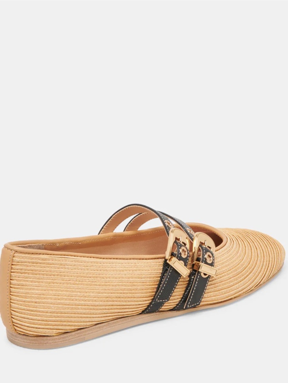 Dolce Vita Flats Baylee Ballet Flats Natural Raffia Sz 9.5 - Picture 7 of 14